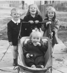 the West kids - George, Sally, Martha, and Nancy